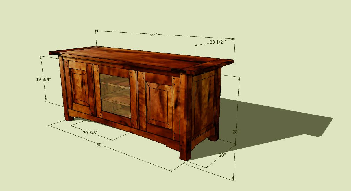 Woodworking projects entertainment center Main Image